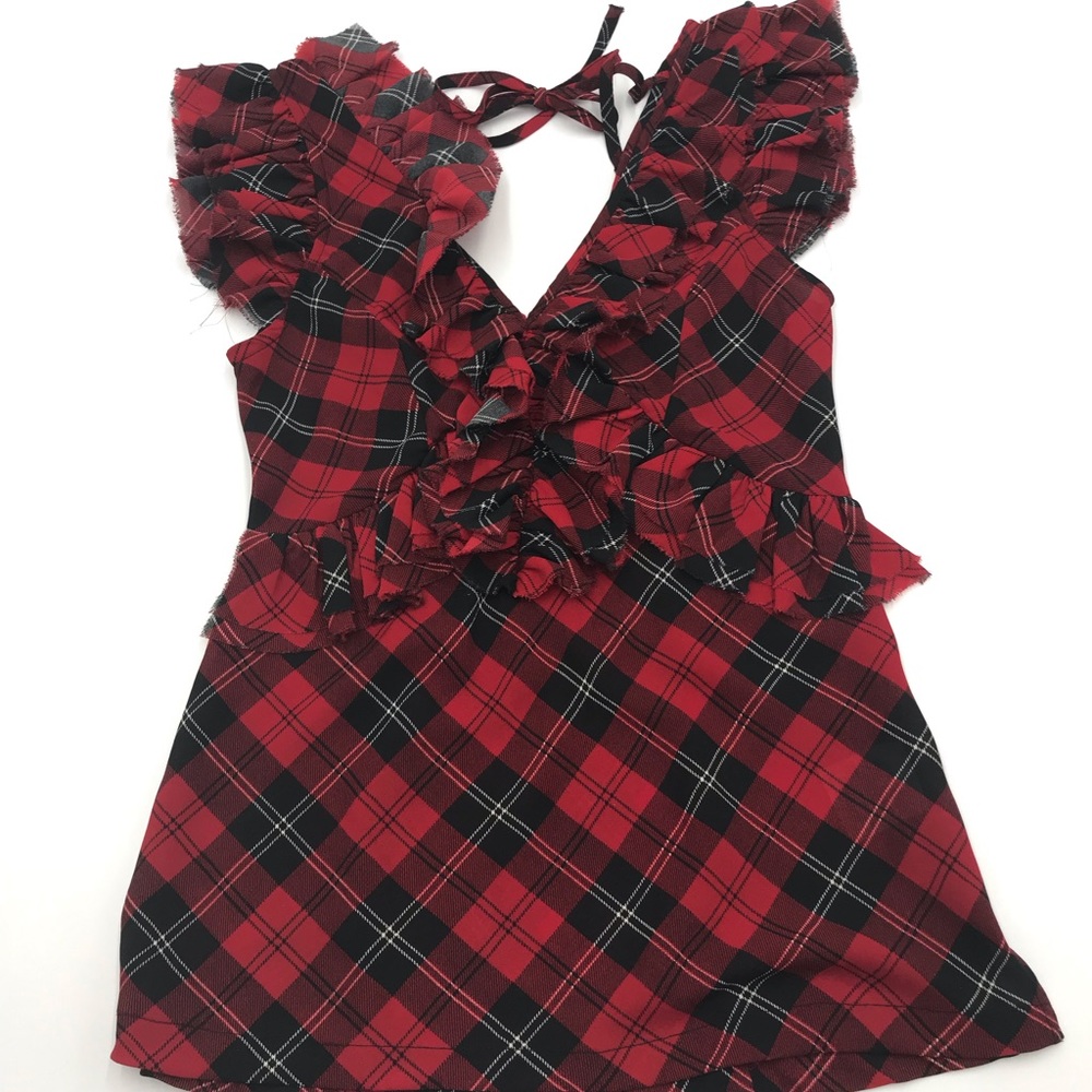 Ralph Lauren Denim & Supply Buffalo plaid tank